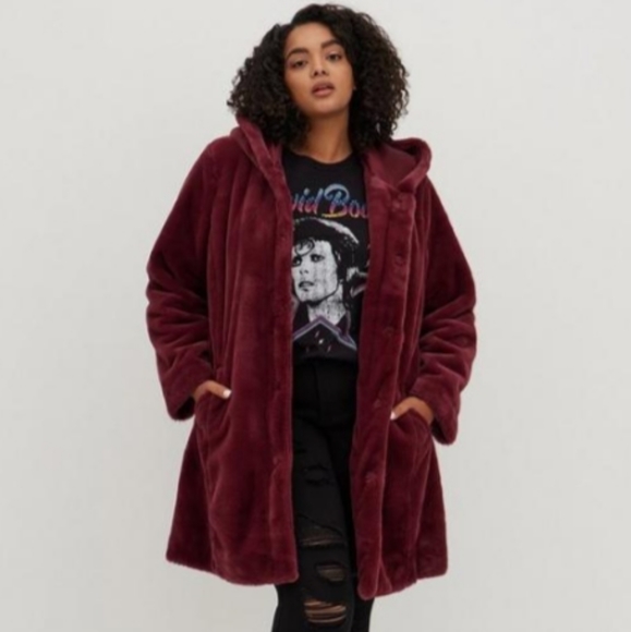 torrid Jackets & Blazers - Torrid Faux Fur Coat